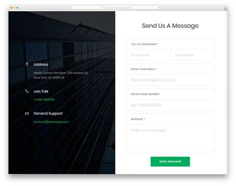 How to make a website contact form .